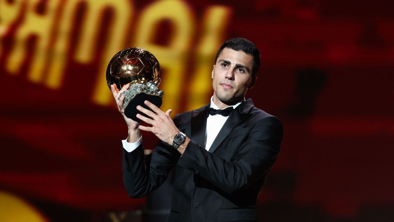 Rodri Wins First Ballon d'Or After Stellar Season with Manchester City and Spain