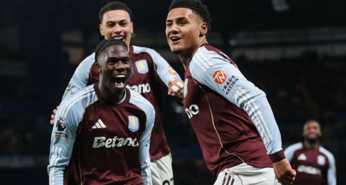 Aston Villa extended their remarkable winning streak to 11 matches in all competitions with a dramatic 2-1 comeback victory over Chelsea