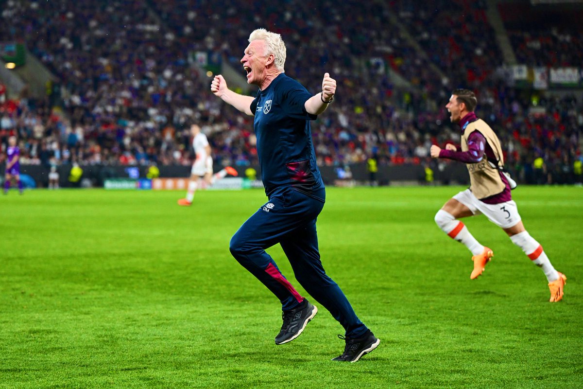 West Ham United 2-1 Fiorentina, winning the UEFA Europa Conference League Champion