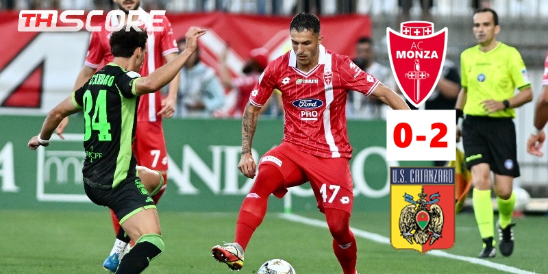 ​มอนซ่าคืนชีพเซเรีย อา! พ่ายคาตันซาโร 0-2 แต่เลื่อนชั้นด้วยกฎอันดับลีกที่เหนือกว่า