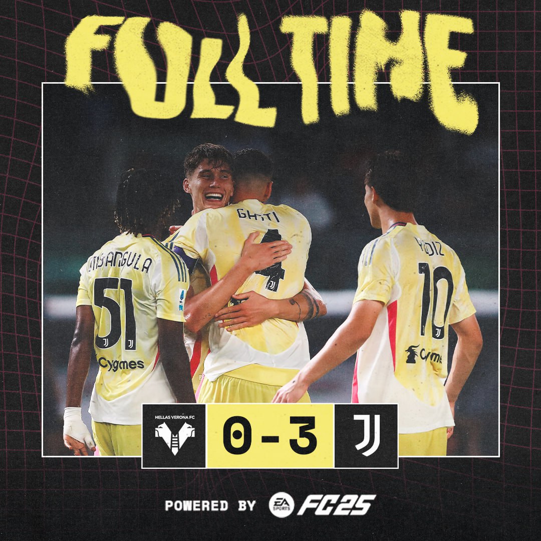 Kết quả VĐQG Ý: Hellas Verona 0-3 Juventus