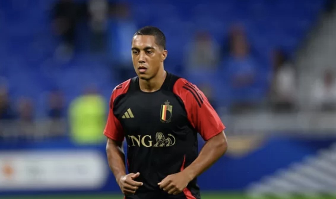 Belgian player Youri Tielemans gave an interview before the match