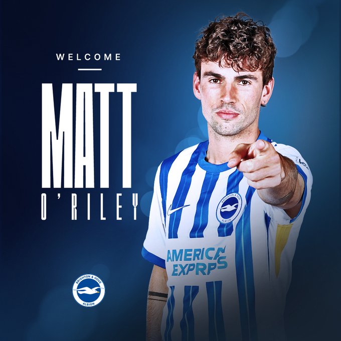 Brighton Acquires Matt O'Riley from Celtic for £25 Million