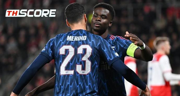 ทะลุ 10 นัด! สลาเวีย ปราก 0-3 อาร์เซน่อล