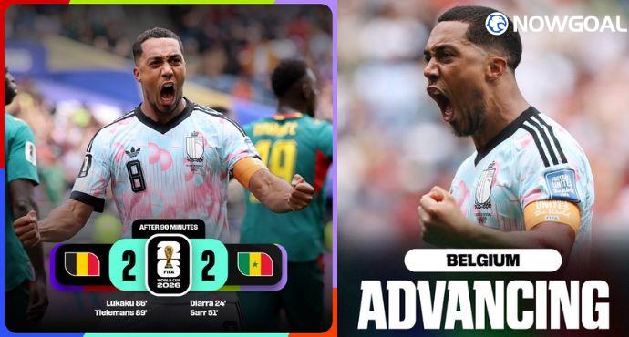 Belgium stage a stunning comeback from 0–2 down to defeat Senegal 3–2