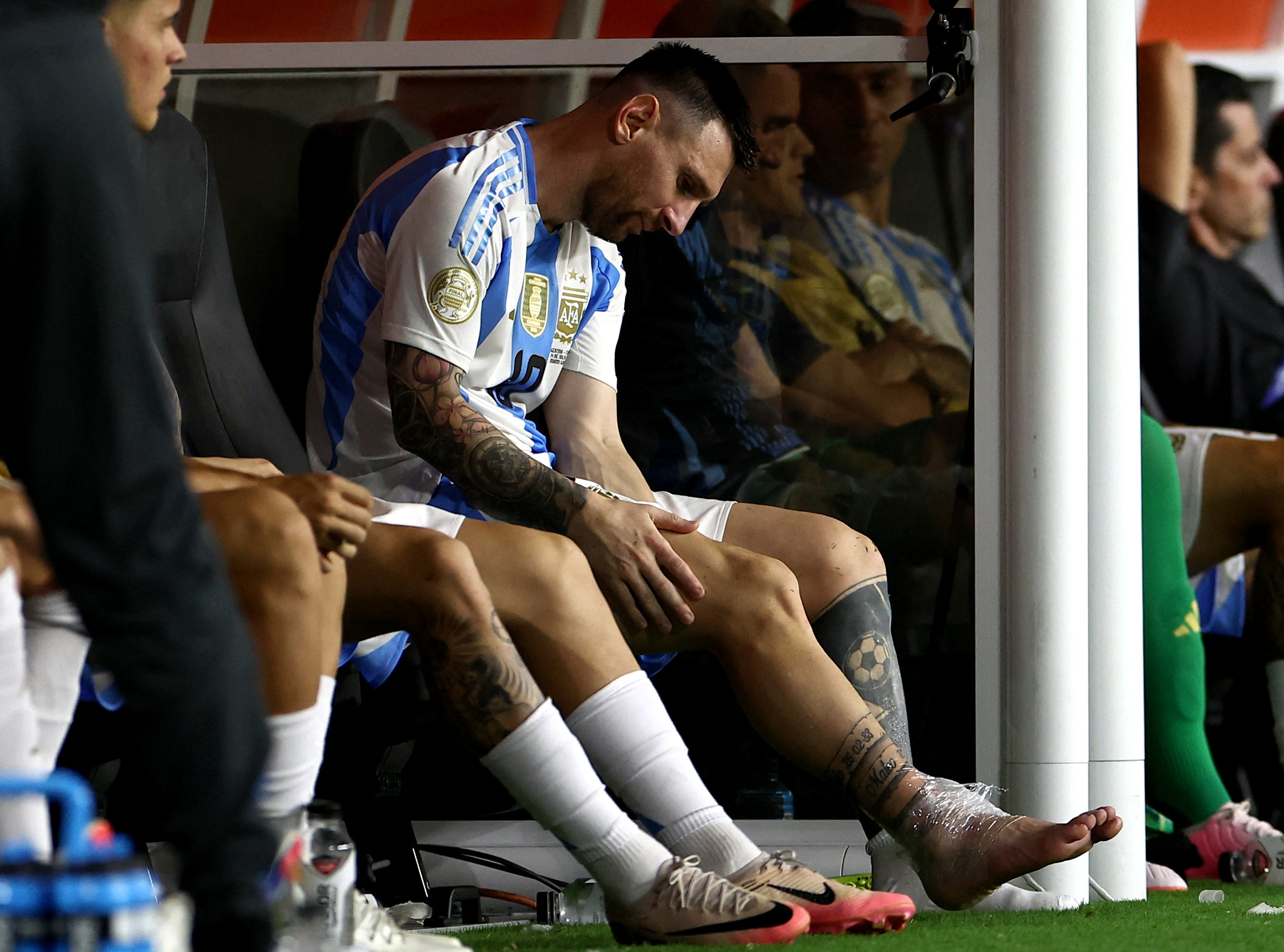 Lionel Messi Exits Copa América Final in Tears Due to Injury