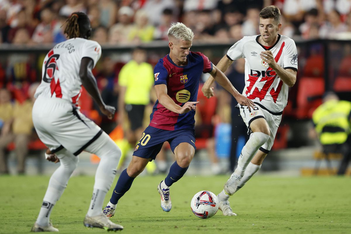 Kết quả VĐQG Tây Ban Nha: Rayo Vallecano 1-2 Barcelona