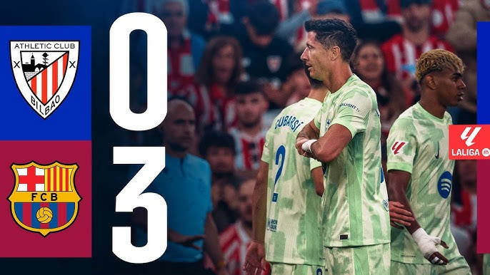 Athletic Bilbao 0-3 Barcelona | Lewandowski lập cú đúp, Athletic Bilbao cũng giành vé dự Champions League