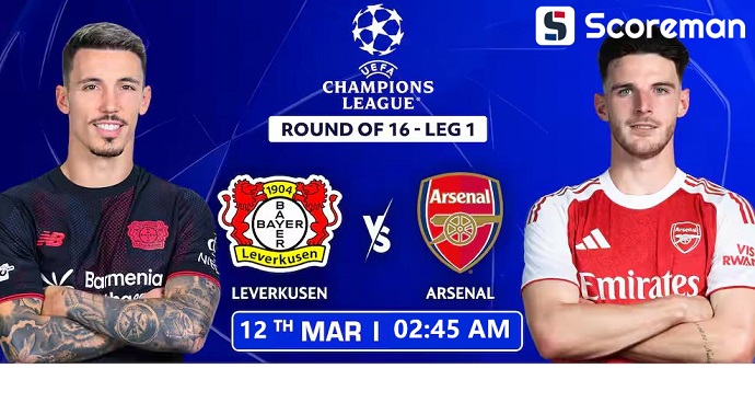 3월12일 챔피언스리그 - 레버쿠젠 VS 아스널 해외축구 분석 프리뷰