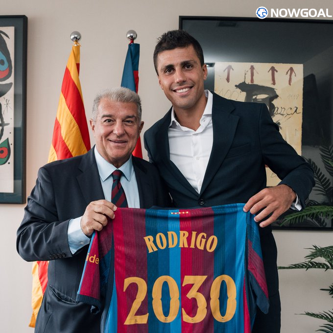 Rodri Joins Barcelona from Manchester City in €76.5m Transfer Deal