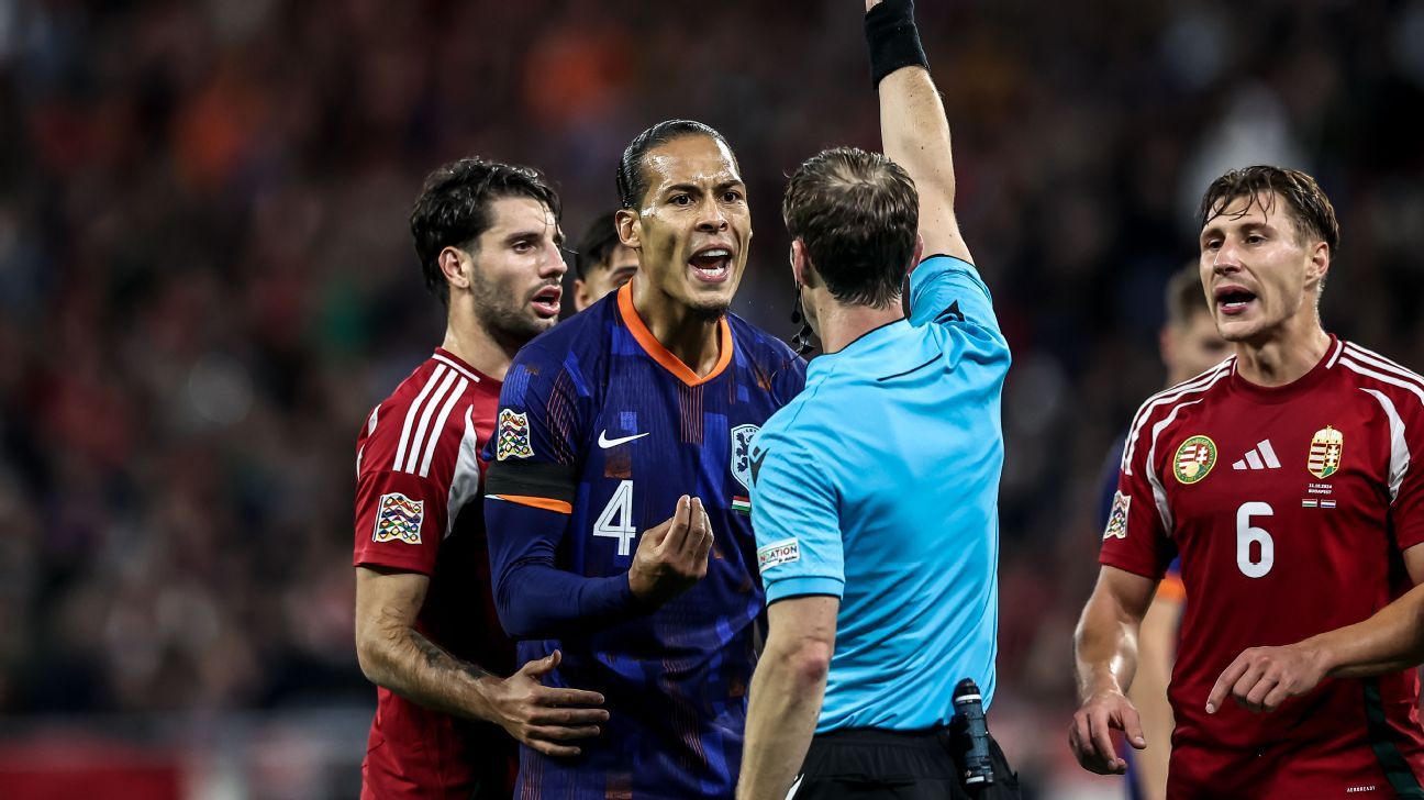 Virgil van Dijk Expresses Anger Over First Red Card in Netherlands Draw Against Hungary