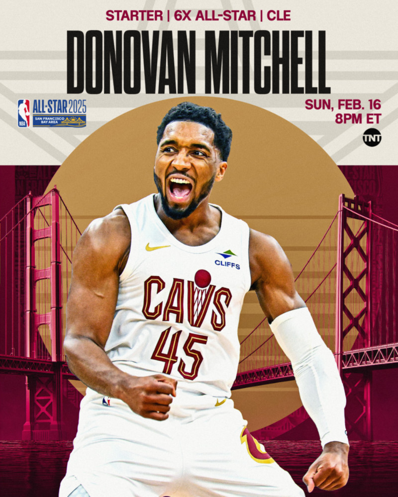 Đội hình xuất phát miên Đông của NBA All-Star 2025