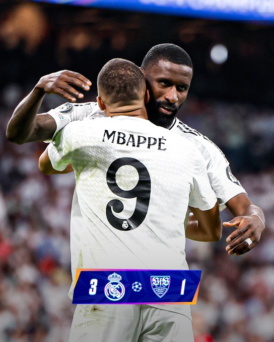 Kết quả Cúp C1: Real Madrid 3-1 VfB Stuttgart