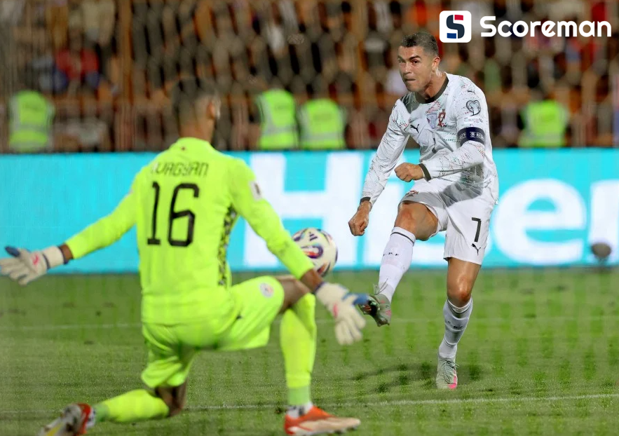 포르투갈, 아르메니아에 5-0 대승...호날두, 멀티골 폭발→통산 942골·A매치 140골 대기록