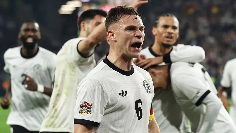 Đức 3-3 Ý | Kimmich đóng góp 1 bàn thắng và 2 kiến tạo, Đức loại Ý với tổng tỷ số 5-4