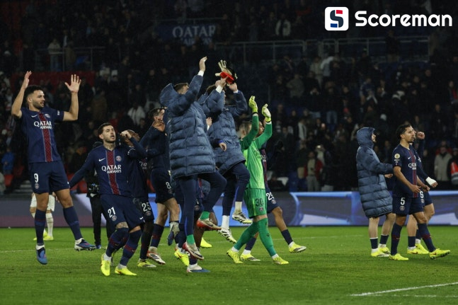 ‘뎀벨레 멀티골’ PSG, 릴 3-0 제압...리그앙 선두 복귀
