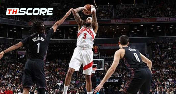 NBA - บรู๊คลีน เนตส์ 109-119 โทรอนโต แร็ปเตอรส์