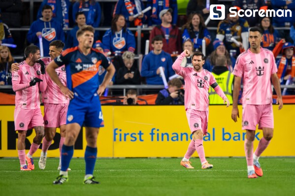 인터 마이애미, MLS컵 동부 콘퍼런스 준결승 4-0으로 결승 진출... 메시, 1골·3AS 평점 10점