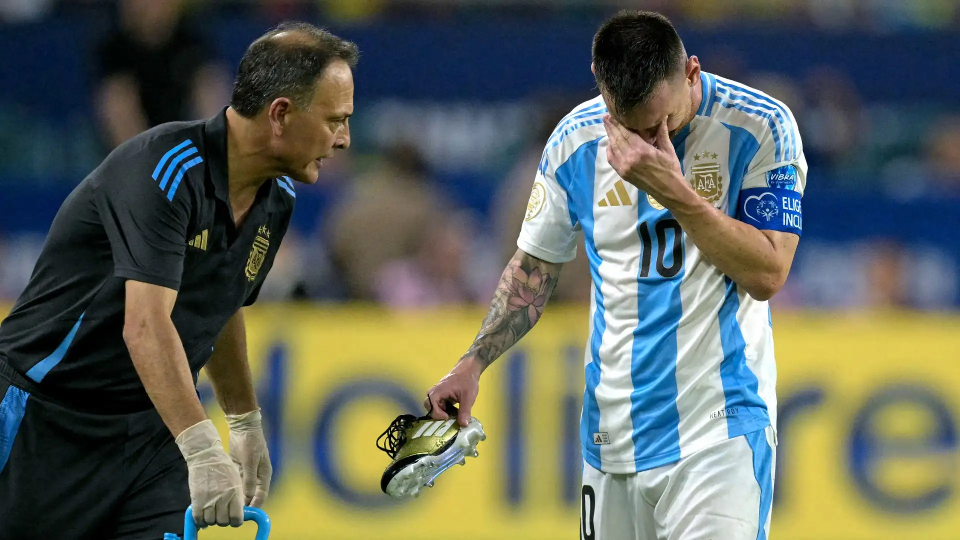 Lionel Messi Exits Copa América Final in Tears Due to Injury