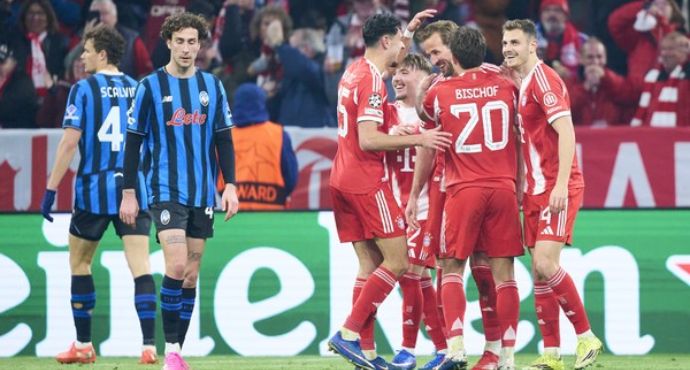 Bayern Munich Demolish Atalanta 10-2 on Aggregate to Reach Champions League Quarterfinals