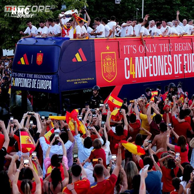 ​สเปนคว้าแชมป์ยูโร! ชาวสเปนทั่วประเทศออกมาฉลองกันอย่างล้นหลาม