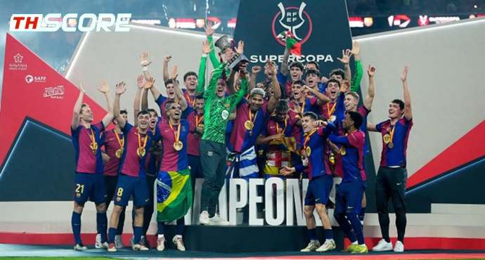 บาร์เซโลน่า ถล่ม เรอัล มาดริด 5-2 คว้าแชมป์ซูเปร์โกปาเดเอสปัญญา