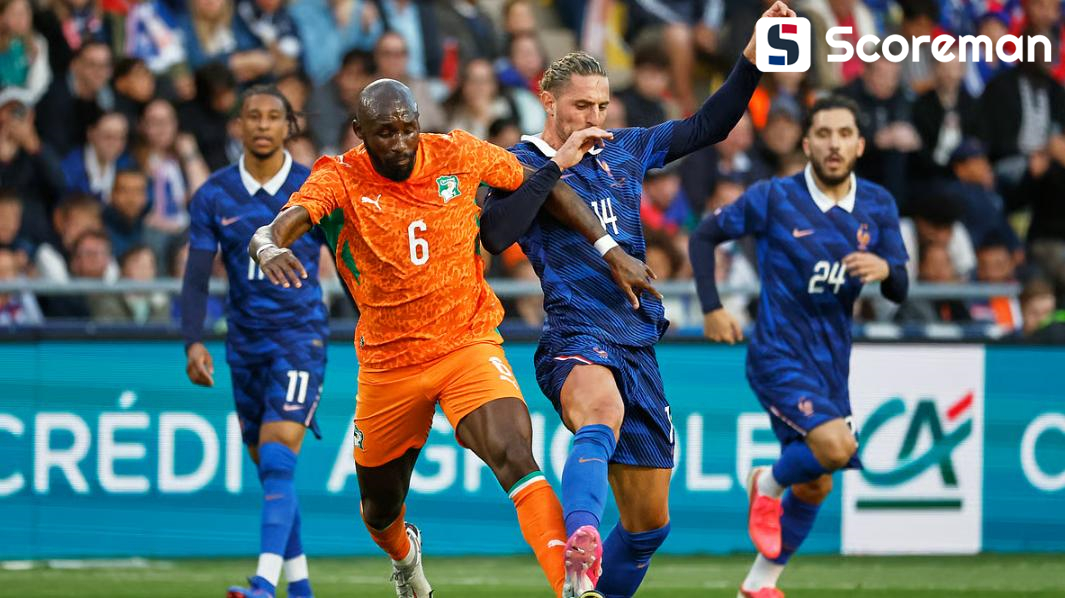 코트디부아르, ‘우승 후보’ 프랑스과의 평가전서 2-1 승리