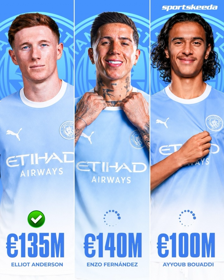 Major Overhaul! Manchester City See 10 First-Team Departures This Summer, Seal Bouaddi Deal & Spend €130m on Anderson