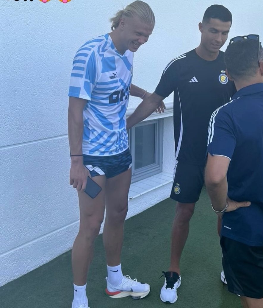 Cristiano Ronaldo × Haaland 🤝