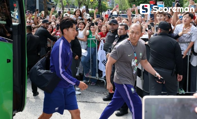 홍명보호, 500여 팬 열광 속 해발 1570m 결전지 과달라하라 입성