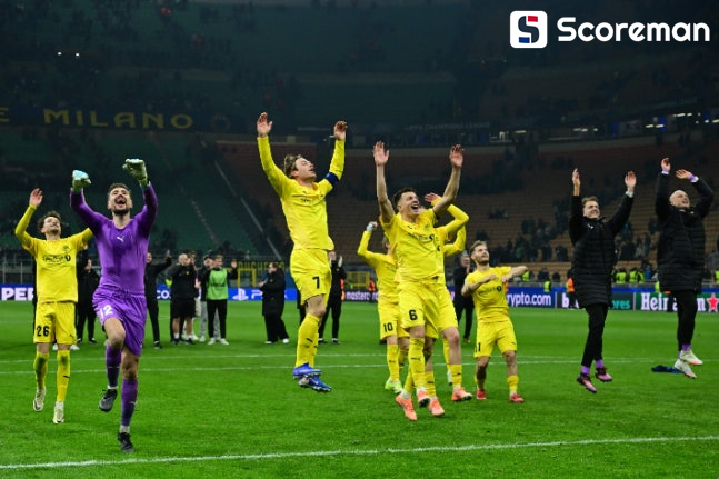 보되/글림트, 인터밀란 격파…창단 109년 만에 첫 챔스 16강 진출