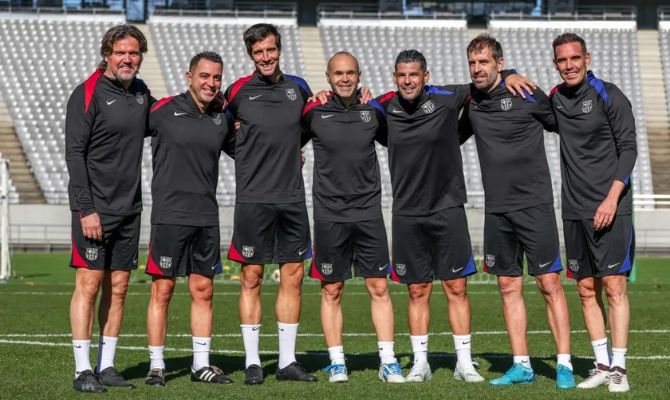 Tokyo Prepares for Barça Legends Match Against Real Madrid Leyendas