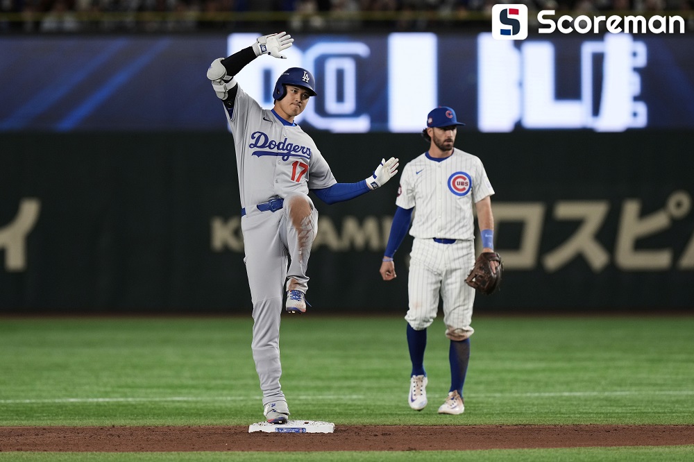 LA 다저스, 컵스에 4-1 역전승...오타니 멀티히트·야마모토 첫승