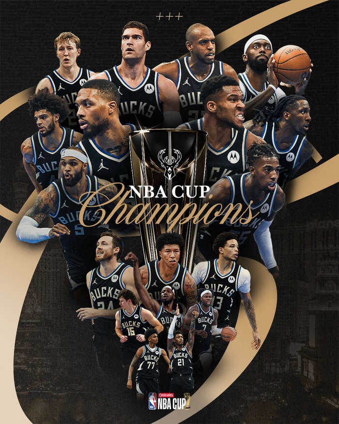 🏆NBA Cup mestre anno 2024: Milwaukee Bucks🏆
