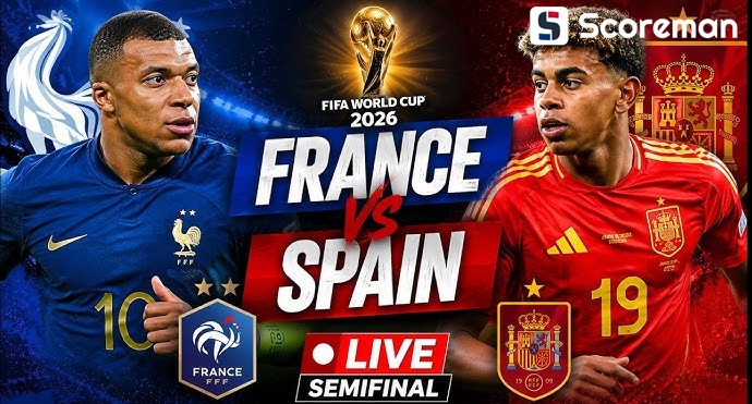 7월15일 월드컵 준결승전 - 프랑스 VS 스페인 해외축구 분석 프리뷰