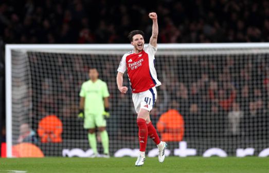 Rice: Lần đầu tôi cùng Arsenal hoàn toàn áp đảo Man City