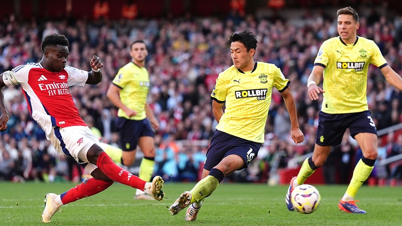 Kết quả Ngoại Hạng Anh: Arsenal 3-1 Southampton