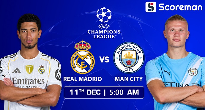 12월11일 챔피언스리그 - 레알 마드리드 VS 맨체스터 시티 해외축구 분석 프리뷰