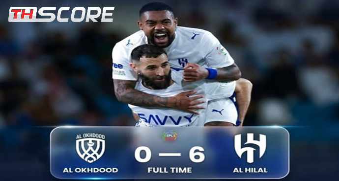 ​เบนเซม่าประเดิมโหดซัดแฮตทริก! อัล-ฮิลาล บุกถล่ม อัล-อัคดูด 6-0 ยึดจ่าฝูงแน่น