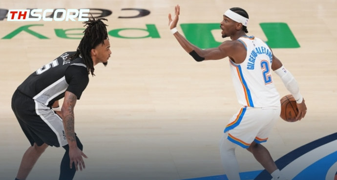 NBA - โอกลาโฮม่า ซิตี้ ธันเดอร์ 127-114 ซานแอนโตนิโอ สเปอรส์