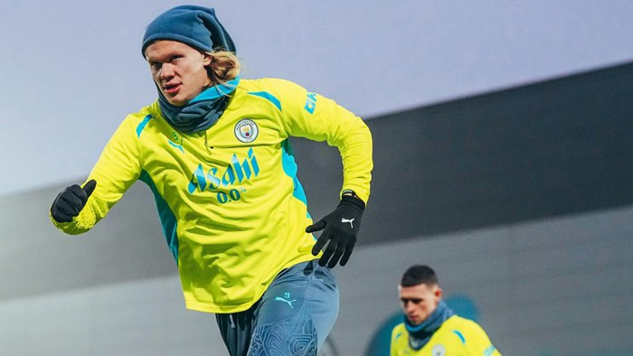 Man City chuẩn bị cho trận gặp Leicester City