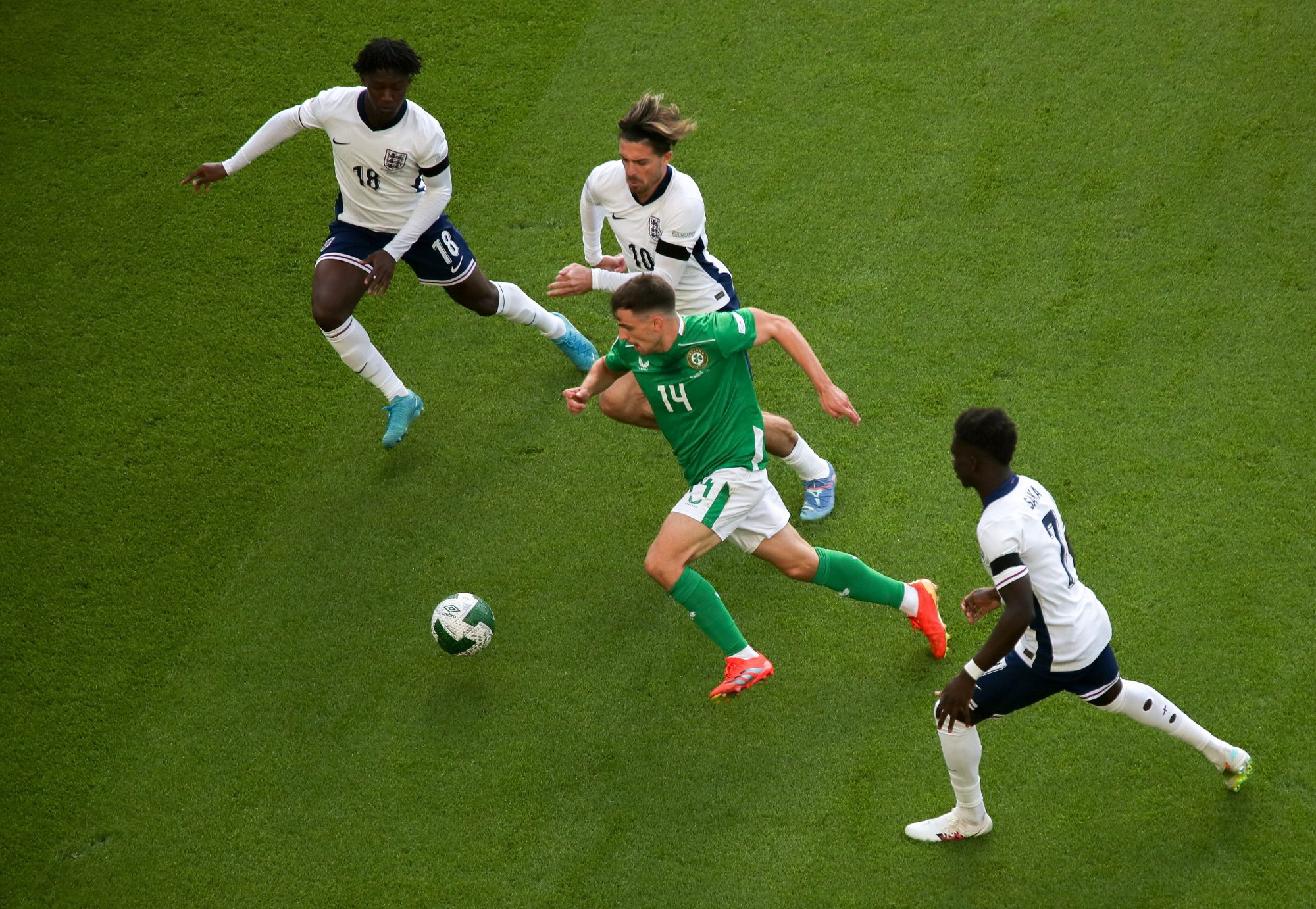 Kết quả UEFA Nations League: Ireland 0-2 Anh