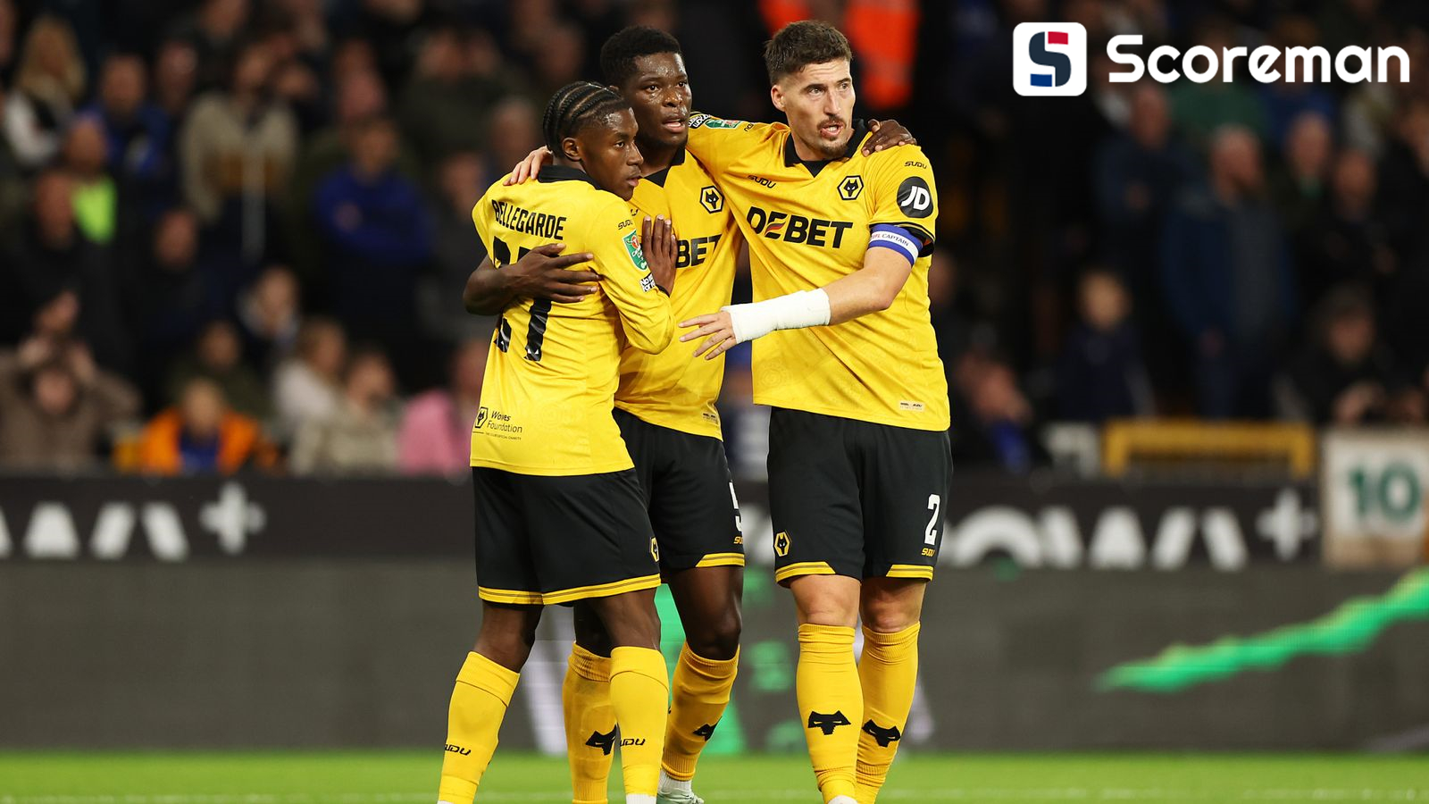 울버햄튼, 에버턴 2-0 완파 '컵대회 4R 진출'