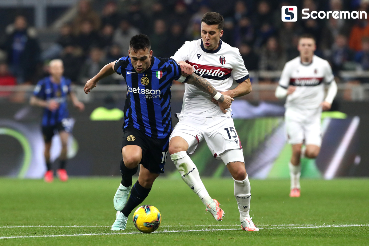 인터밀란, 볼로냐와 2-2 무승부...리그 2위 유지