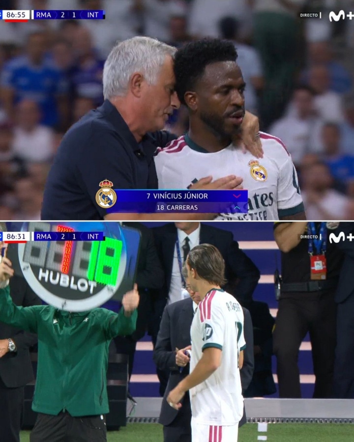 New Rule Triggered! Vinicius Takes More Than 10 Seconds to Leave, Leaving Real Madrid a Man Down for Two Minutes