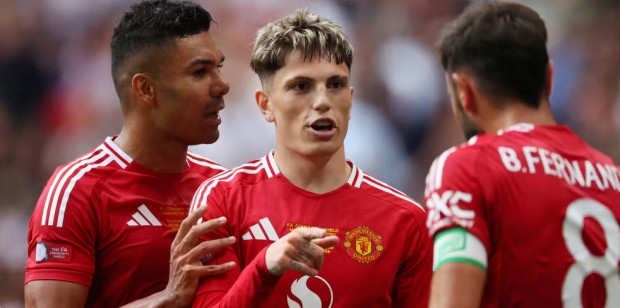 Giá trị của Garnacho cao gấp đôi Casemiro