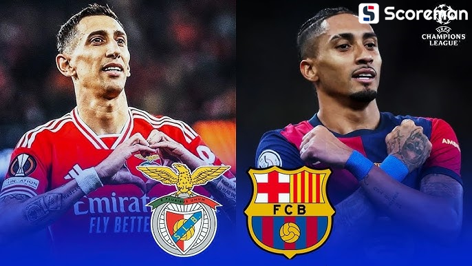 1월22일 챔피언스리그 - 벤피카 VS 바르셀로나 분석 프리뷰