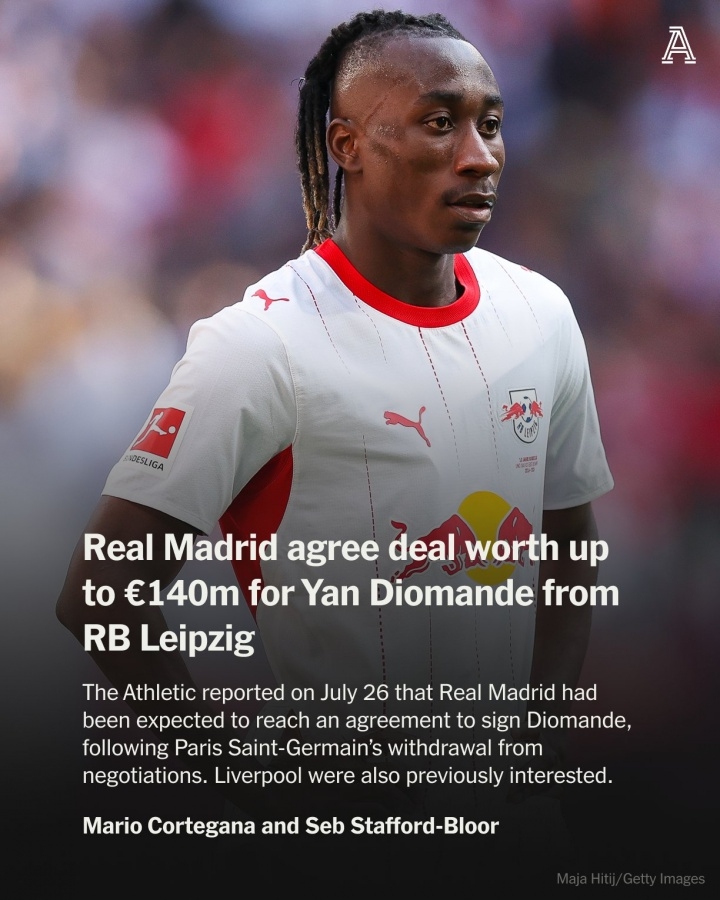 Real Madrid đạt thỏa thuận chiêu mộ Diomande 19 tuổi, tổng giá trị lên tới 140 triệu euro