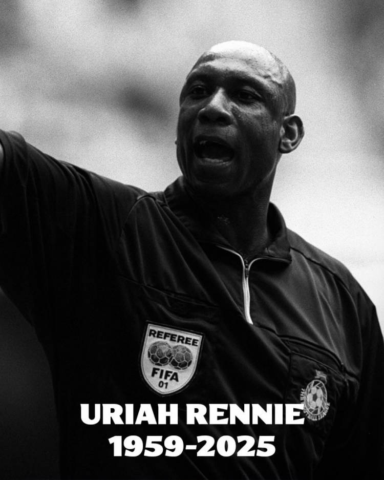 R.I.P.  Trọng tài da đen đầu tiên của Ngoại Hạng Anh, Uriah Rennie, qua đời ở tuổi 65 vì bạo bệnh
