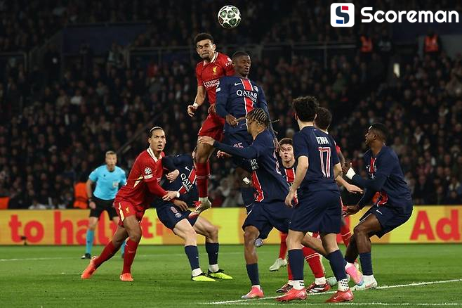 PSG, 리버풀에 UCL 16강 1차전 0-1 패배...이강인 결장